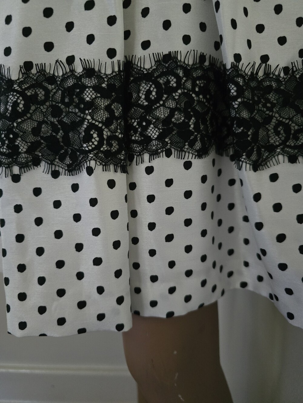 Danny & Nicole Polka Dot Fit & Flare Dress Pleated Belted Pockets Size 12 NWT - Picture 2 of 12